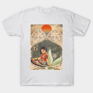 Collage of Oriental Mermaid T-Shirt